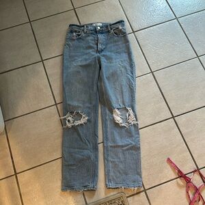 Abercrombie & Fitch 90’s straight ultra high rise jeans